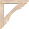 Ekena Millwork Olympic Slat Smooth Bracket w/ Offset Brace, Douglas Fir, 7 1/2"W x 46"D x 46"H BKT0806X46X46OLY06SDF - alternate 3